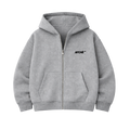 Grey Zip Hoodie