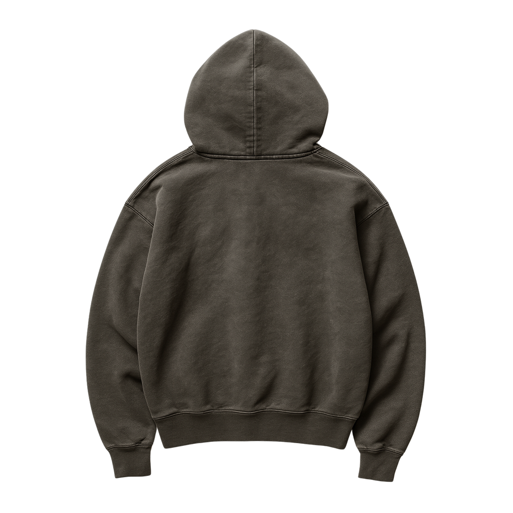 Dark Grey & Blue Hoodie